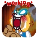 Aggretsuko 스티커