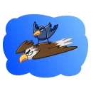 Crow 스티커