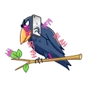 Crow 스티커