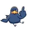 Crow 스티커