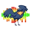 Crow 스티커