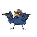 Crow 스티커