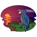 Crow 스티커