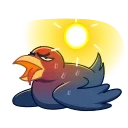 Crow 스티커