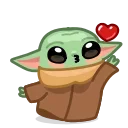 Baby Yoda 스티커