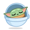 Baby Yoda 스티커