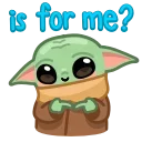 Baby Yoda 스티커