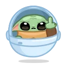 Baby Yoda 스티커