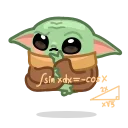 Baby Yoda 스티커