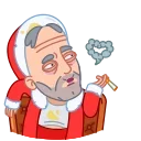 Bad Santa 스티커