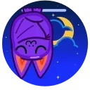 Batty Boo 스티커
