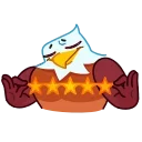 Beefy Eagle 스티커