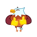 Beefy Eagle 스티커