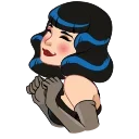 Bettie_Page 스티커