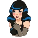 Bettie_Page 스티커