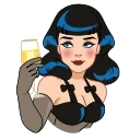 Bettie_Page 스티커