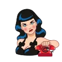 Bettie_Page 스티커