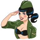 Bettie_Page 스티커