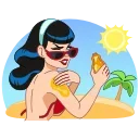 Bettie_Page 스티커