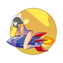 Bettie_Page 스티커