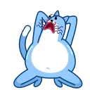 Blue Cat 스티커