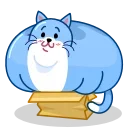 Blue Cat 스티커