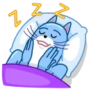 Blue Cat 스티커