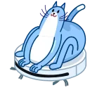 Blue Cat 스티커