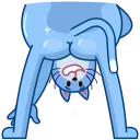 Blue Cat 스티커