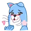 Blue Cat 스티커