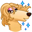 Borzoi 스티커