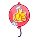 Cactus And Balloon 스티커