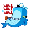Captain Whale 스티커