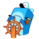 Captain Whale 스티커