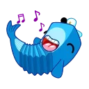 Captain Whale 스티커