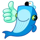 Captain Whale 스티커