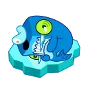 Captain Whale 스티커