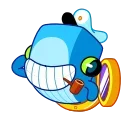 Captain Whale 스티커