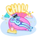 Chilled Cat 스티커