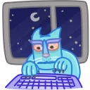 Chilled Cat 스티커
