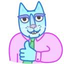 Chilled Cat 스티커