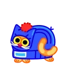 A Cat in a Hat 스티커