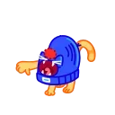 A Cat in a Hat 스티커