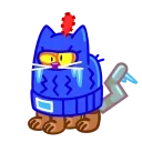 A Cat in a Hat 스티커