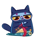 Skull Cat 스티커