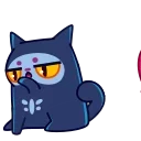 Skull Cat 스티커