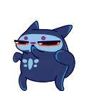 Skull Cat 스티커