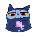 Skull Cat 스티커