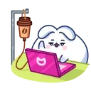 Chappy Bunny 스티커