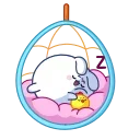 Chappy Bunny 스티커